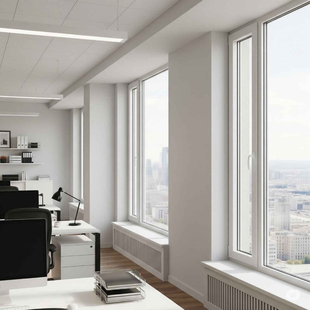 Upvc soundproof window