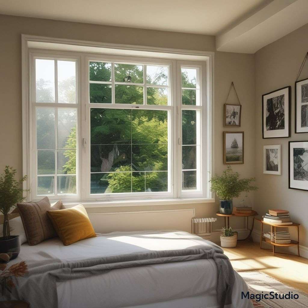 uPVC window for home