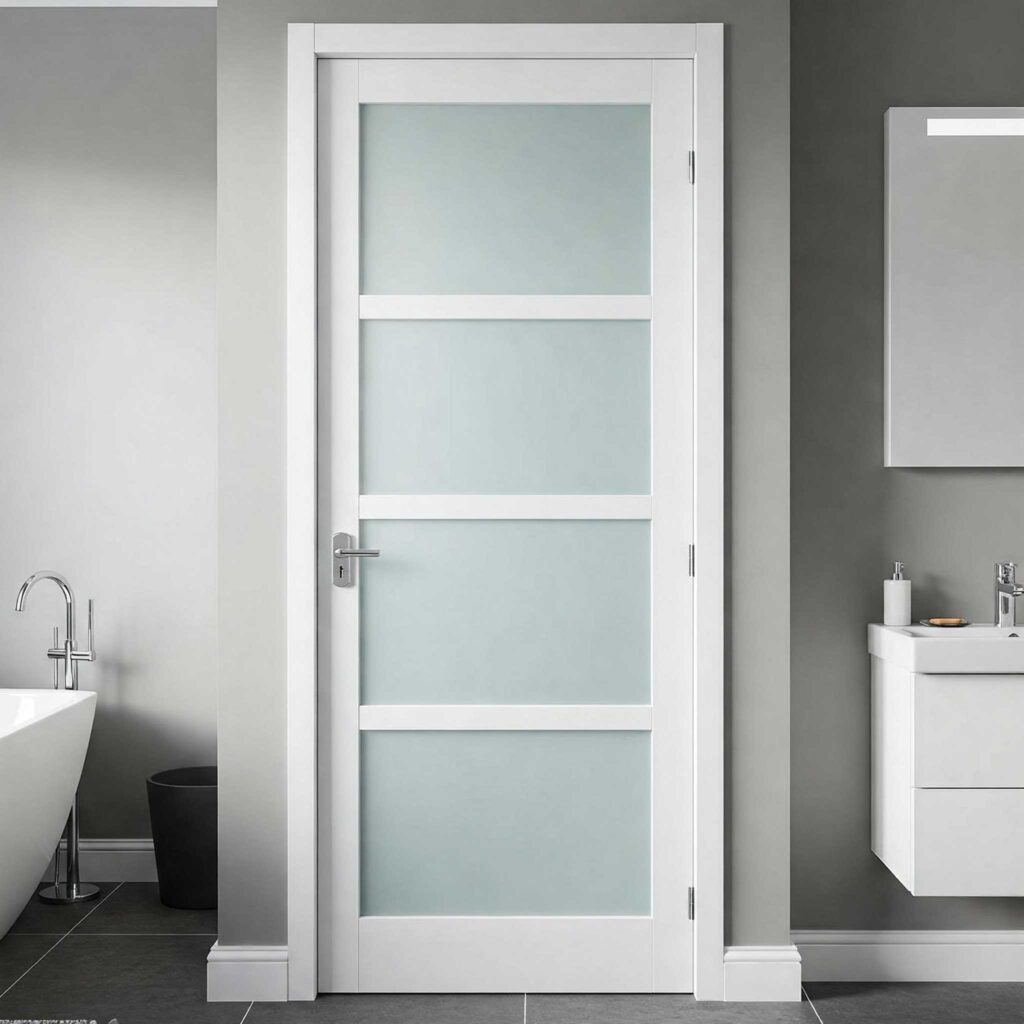 uPVC bathroom door